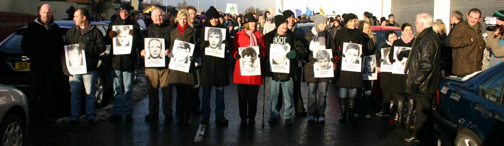 Start of the Bloody Sunday March 2010