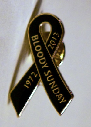 Bloody Sunday March for Justice Commemorative Badge 2013