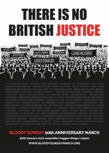 Image of the poster for the 50th Anniversary March for Justice.